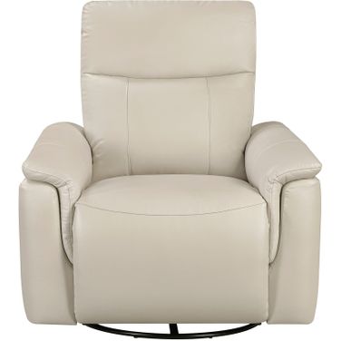 Hadley Swivel Glider Reclining Chair In Beige