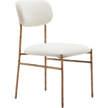 Sydhavnen Dining Chair In Cream and Gold