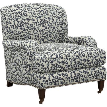 Featured Upholstery Sydney Chair With Brass Caster In Cream