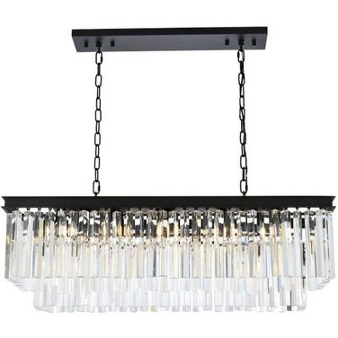 Sydney Matte Black Chandelier