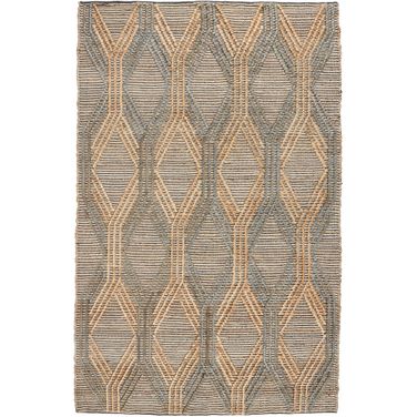 Sylmar 5x8 Rug In Natural and Mineral Blue