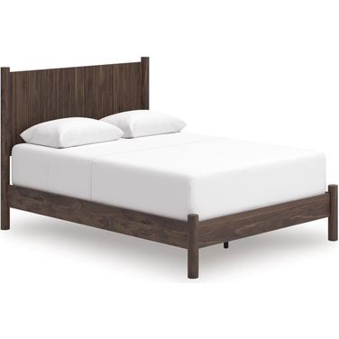 Symarro Queen Panel Bed In Brown