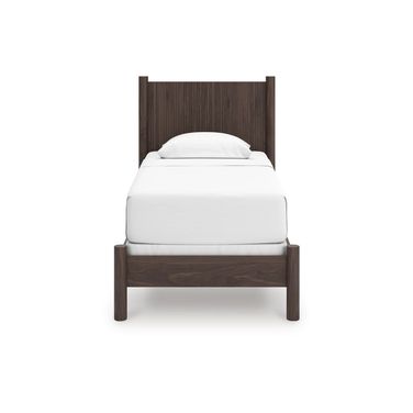 Symarro Twin Panel Bed In Brown