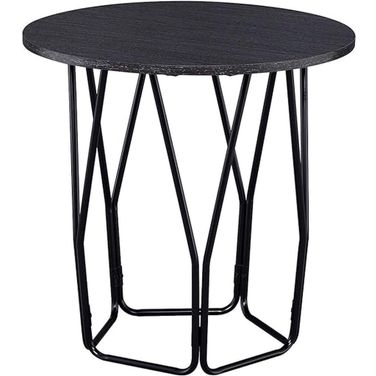 Sytira Espresso and Black End Table