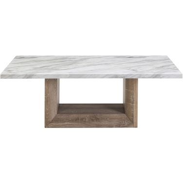 T02 Coffee Table In Natural and White