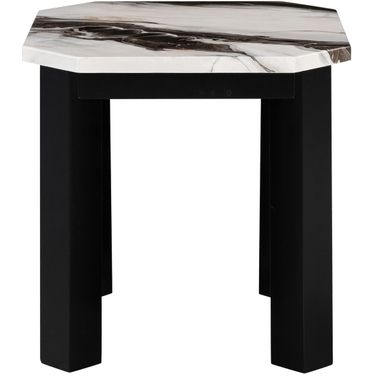 T06 End Table In Black and White
