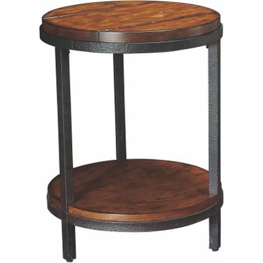 Baja Vintage Umber Round End Table
