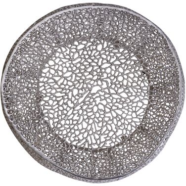 T3502-32 Round Coffee Table In Silver