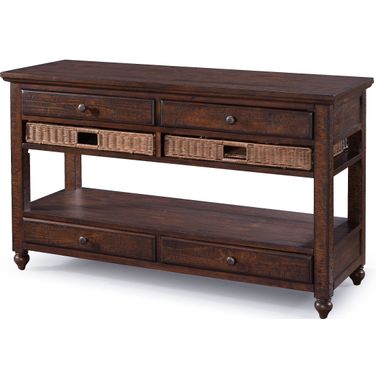 Cottage Lane Coffee Wood Sofa Table