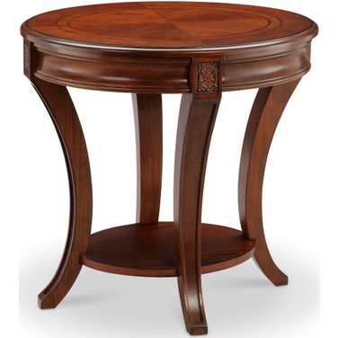 Winslet Cherry Oval End Table