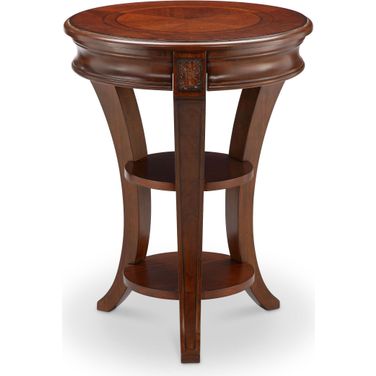 Winslet Cherry Round Accent Table
