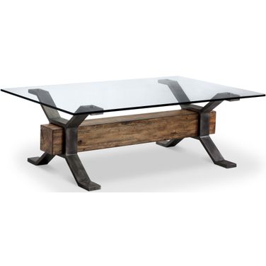 Sawyer Toasted Nutmeg Rectangular Cocktail Table