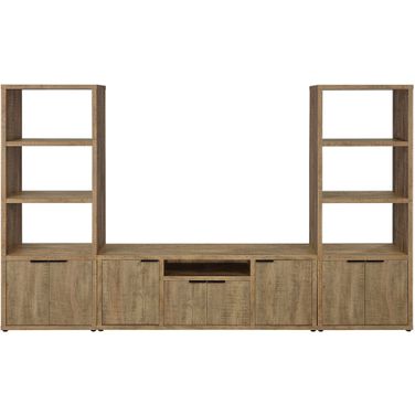 Tabby 3-piece Entertainment Center With 60 Inch TV Stand Mango