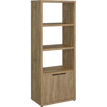 Tabby 3-Shelf Engineered Wood Media Tower Mango