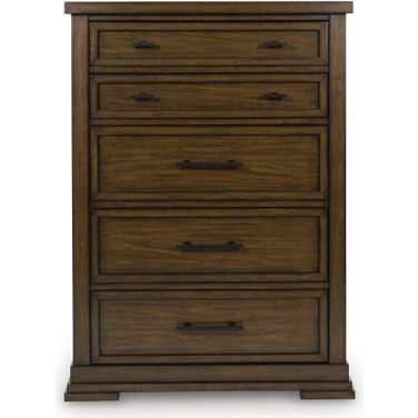 Taffenbrook Chest of Drawers In Medium Brown