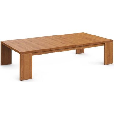 Tahoe Outdoor Patio Acacia Wood Coffee Table In Natural