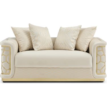 Talia Loveseat In Ivory
