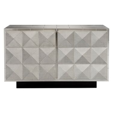 Talitha Six-Drawer Dresser In Nickel