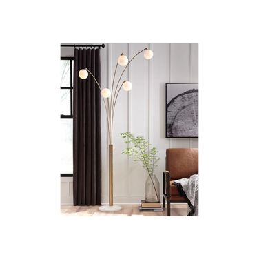 Taliya Champagne Metal Arc Lamp (1/CN)