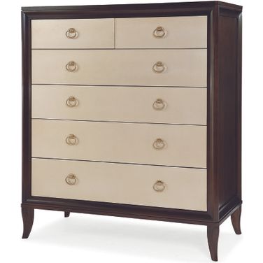 Tall Drawer Chest In Tribeca and Cream