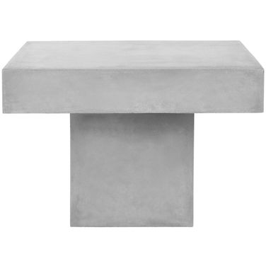 Tallen Dark Grey Modern Concrete Indoor/Outdoor Coffee Table