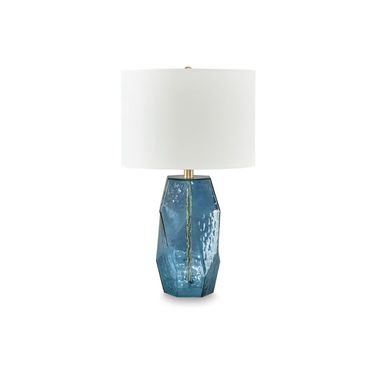 Tallow Table Lamp In Blue