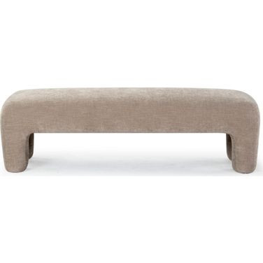 Tamlyn Performance Fabric Bench In Light Brown