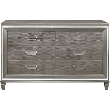 Tamsin Silver Gray Metallic Dresser