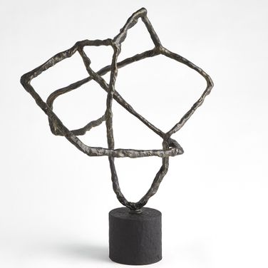 Tangled Sculpture In Bronze