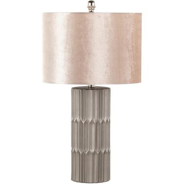 Tania 22 Inch Ceramic Table Lamp In Champagne