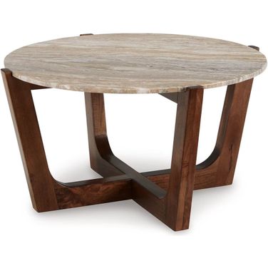 Tanidore Coffee Table In Warm Brown