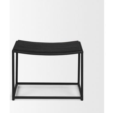 Taniel Wood And Metal Stool In Black