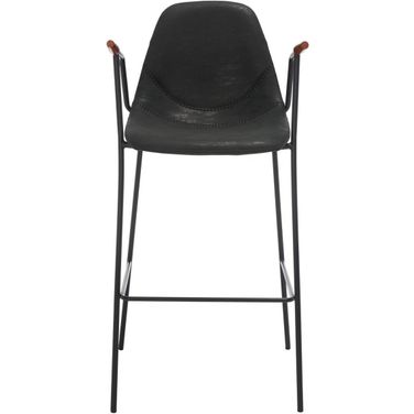 Tanner Mid Century Barstool in Black