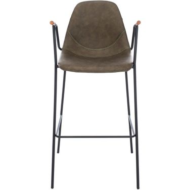 Tanner Olive Mid Century Barstool