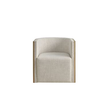 Tanner Swivel Chair In White Oak