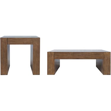 Taos Dovetailed Occasional Table Set In Chestnut