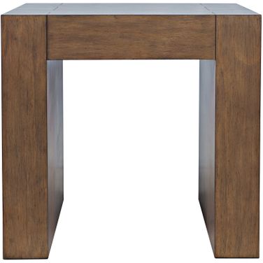Taos Square Dovetailed End Table In Chestnut