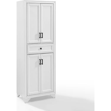 Tara Kitchen Storage Pantry In Distressed White