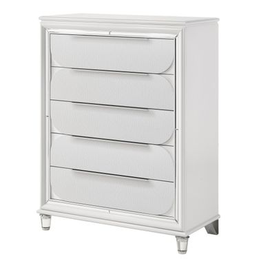 Tarian Chest In Pearl White