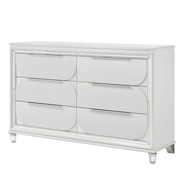 Tarian Dresser In Pearl White