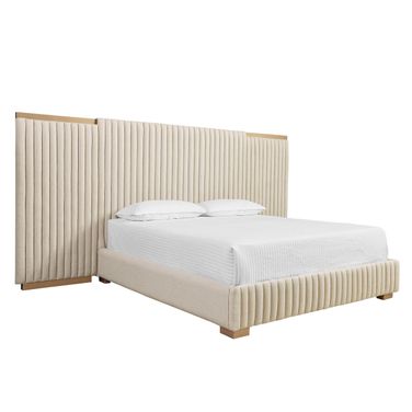 Tarrant King Platform Bed In Monument Oatmeal