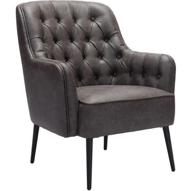 Tasmania Accent Chair In Vintage Black