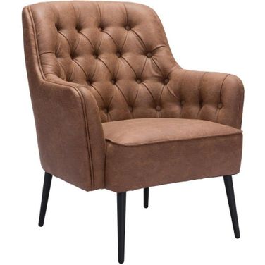 Tasmania Accent Chair In Vintage Brown