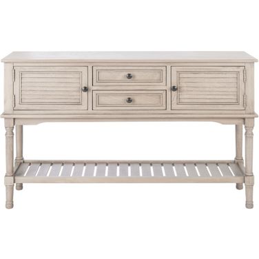 Tate 2Drw 2 Door Console Table in Greige
