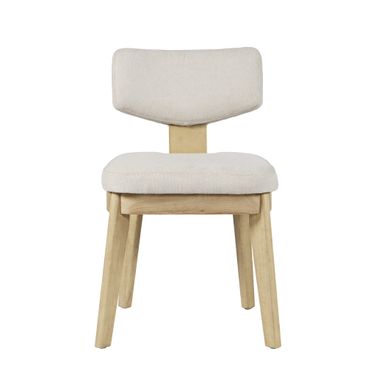 Tate Split Back Upholstered Dining Chair Set of 2 In Natural
