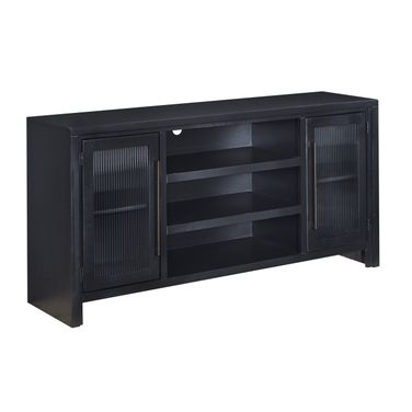 Tatum 66 Inch Console with 2 Doors In Black
