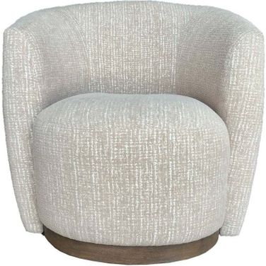 Tatum Swivel Accent Chair In Sand Dollar