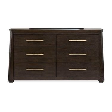 Tauren Double Drawer Dresser In Coffee Bean