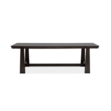 Tauren Trestle Dining Table In Coffee Bean