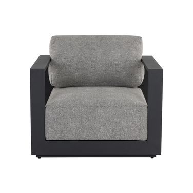 Tavira Armchair In Charcoal and Salt And Pepper